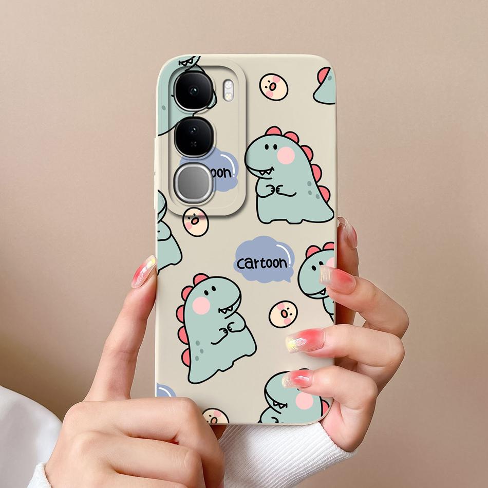 

FunCase For Vivo V40 Lite V40SE 80W Y200 Y300 Phone Cover Soft High Quality Liquid Silicone Camera Protection Back Covers Funda V40 Lite (IDN)