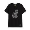 EIGHTVOLUME Ev Leopard Cat Black Tee