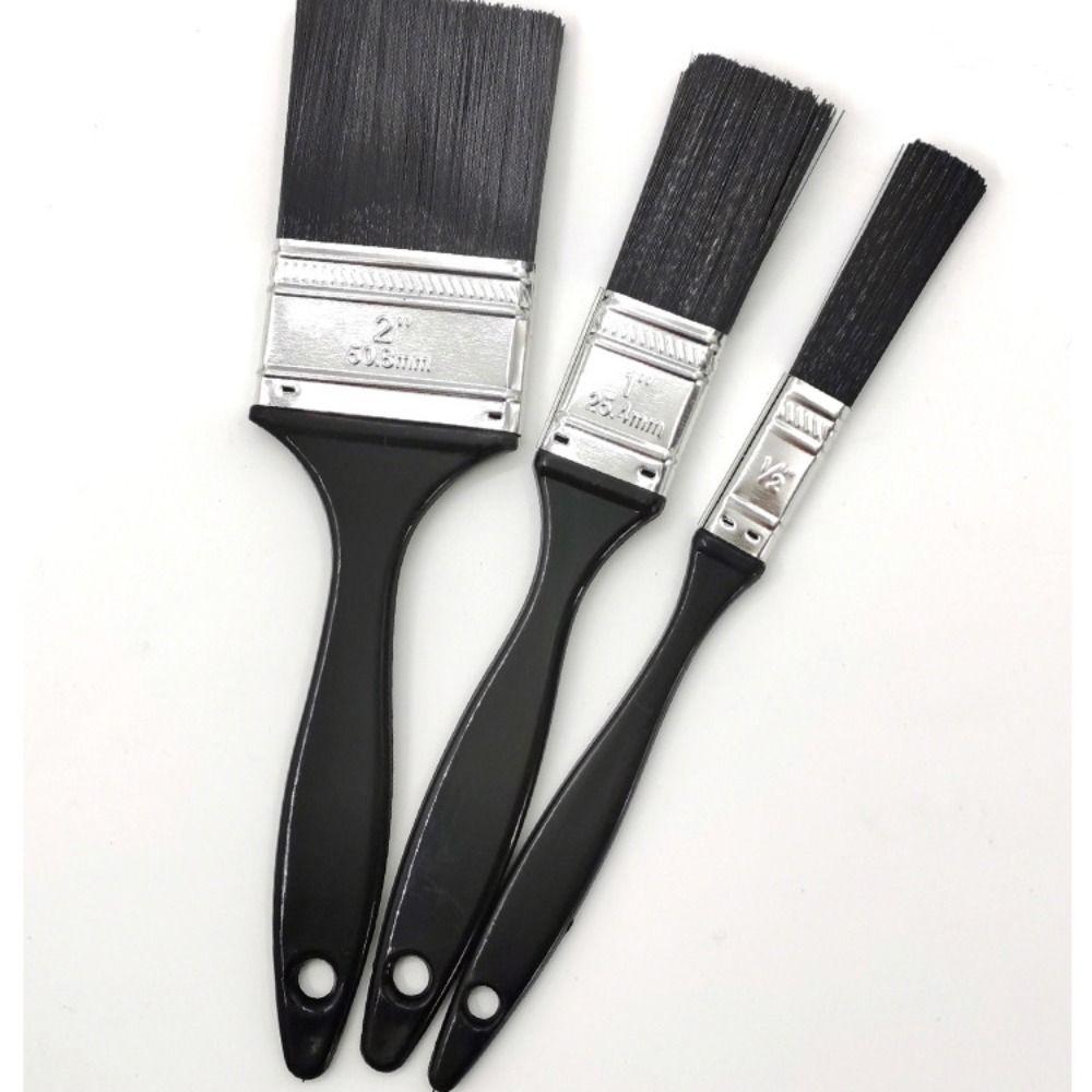 10pcs Thickened Paint Brush Apply Evenly Wall Brushing Tools Durable Plastic Handle Brush  Coating