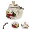 Enamel Pot Infuser Teapot Farmhouse Kettle Stoveto Water Coffee Kitchen Oil Jug Camping Kettles Stovetop Vintage