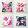 Home Decor Watercolor Floral Patterned Cushion Covers Pattern Cushion Cover Suitable For Sofa Bedroom Car Pillow Cover
