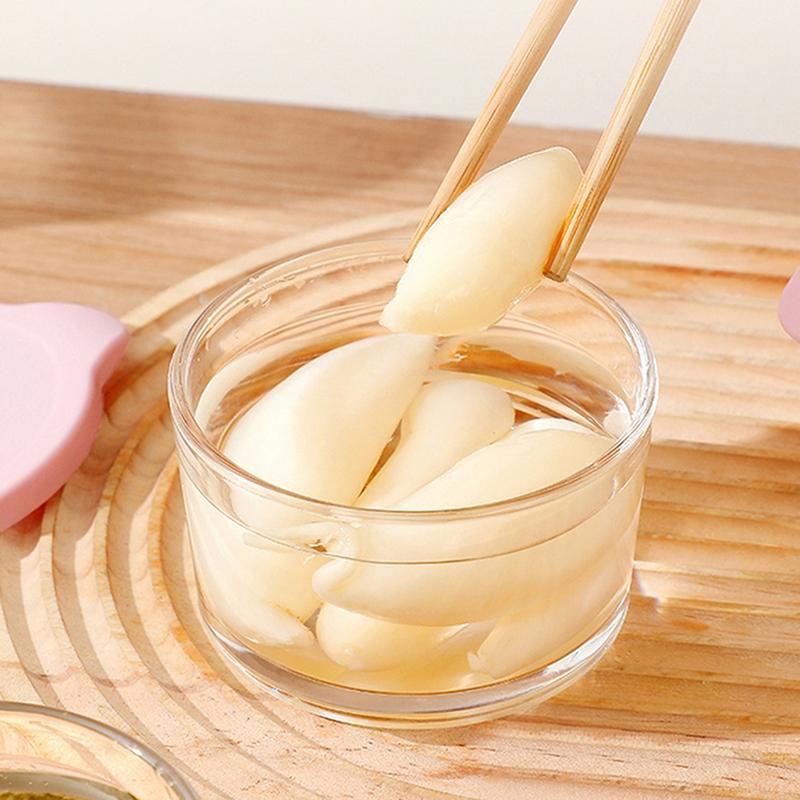 Microwave Safe Round Food Storage Container High Borosilicate Glass Pickle Sealed Jar Refrigerator Fruit Vegetable Storage Jar