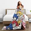 Bocchi the Rock Plush Blanket Girls Boys  Flannel Bedding Throws For Couch Chair Warm Soft Custom Quality Bedspread Gift