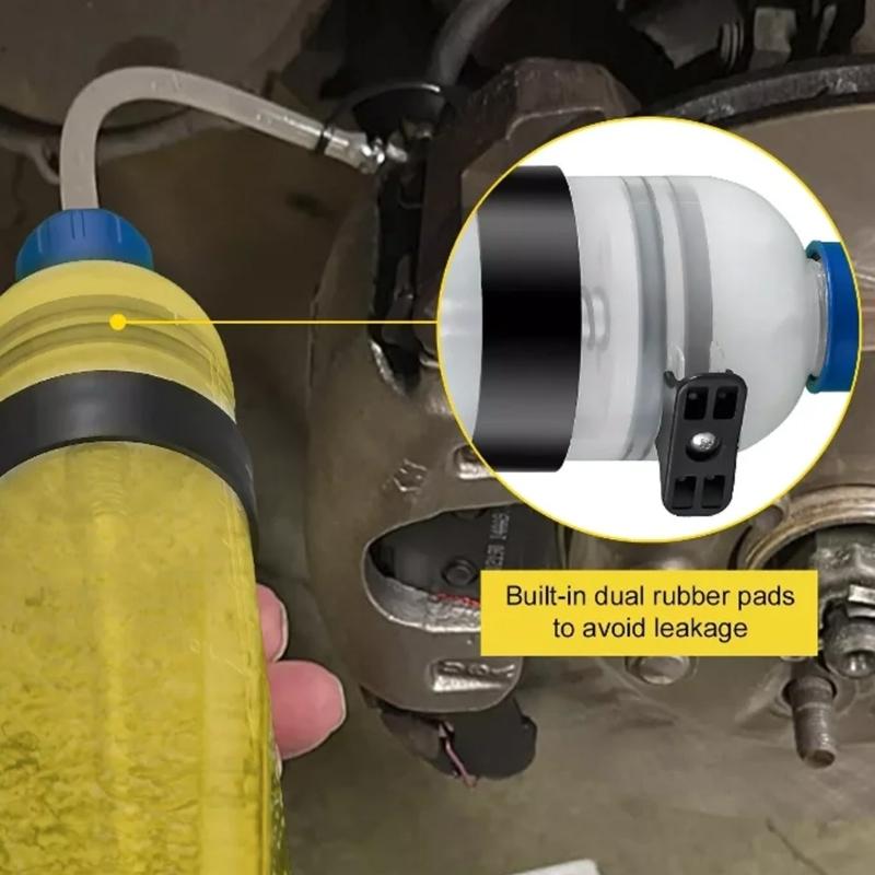 Heavy Duty Hand Pump 1500ML Oil Syringes Extractor Tool with Corrosion Resistant Design Suitable for Vehicle Maintenance