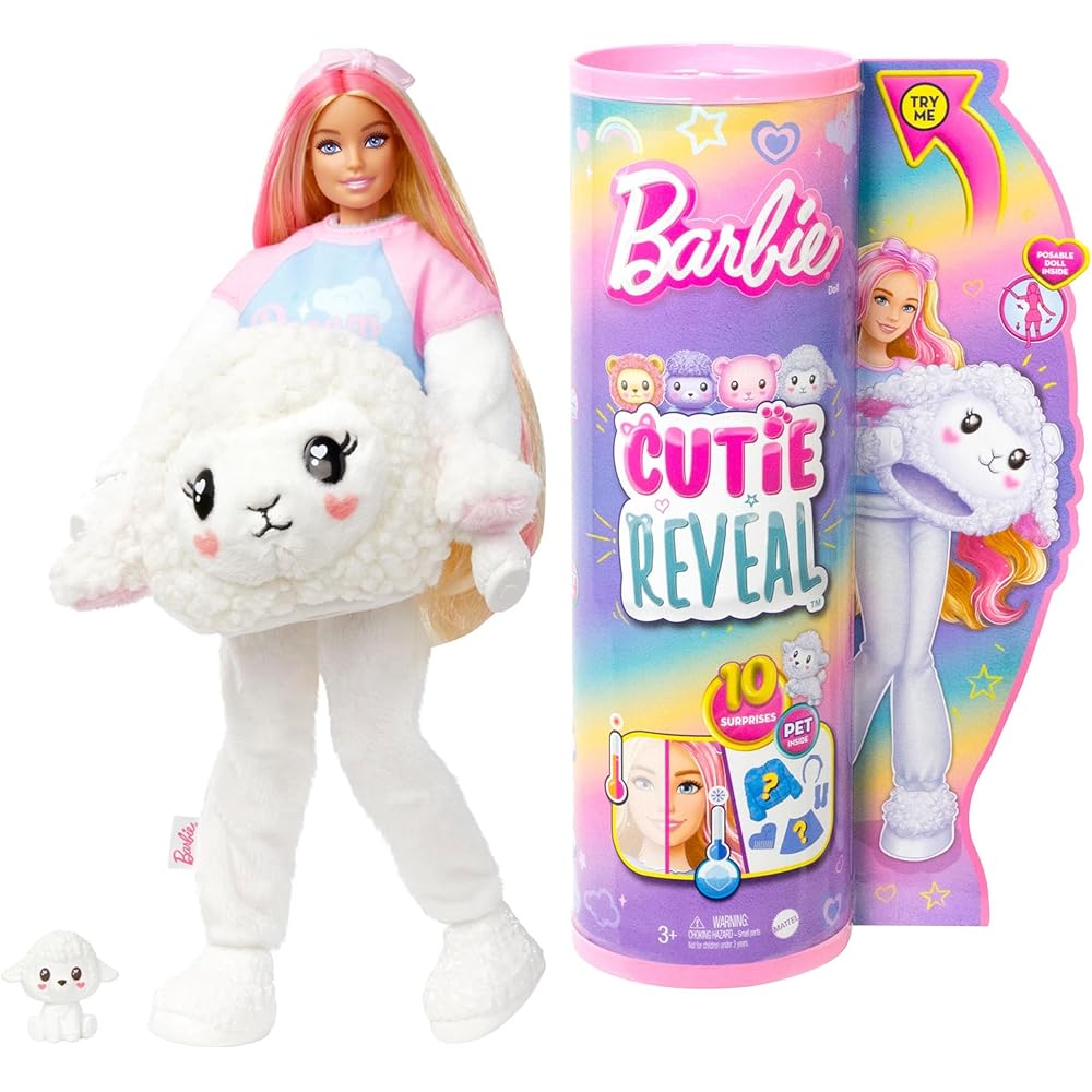 

Barbie Cute Up! Sheep Costume Doll with Accessories for Ages 3 and Up