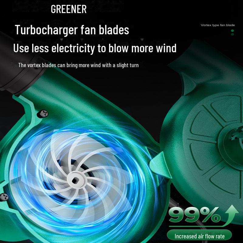 Green Forest 220V High-Power Industrial Hair Dryer & Dust Blower Gun