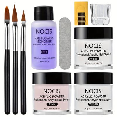 Nail Dipping Powder Sets Nail Art Acrylic Crystal Powder Set Acrylic Powder Extended Crystal Nail Nail Glitter