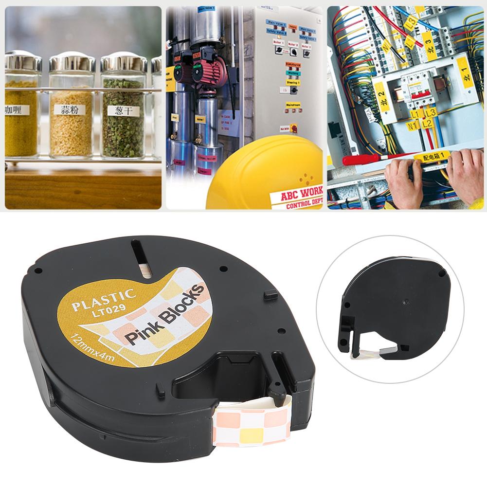 Label Tape for  Easy Tear Cute 12mm  Blocks Labeling Machine Accessories LT029