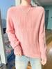 Women's 100% Pure Wool Thick High-Neck Cable Knit Sweater