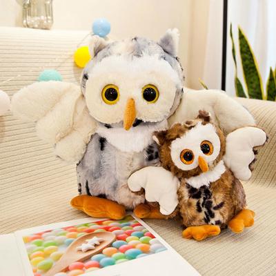 Simulation Owl Plush Toy Doll  Animal Bird Plush Toy Child Birthday Gifts