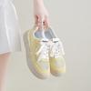 Summer new breathable little white shoes female students through the net versatile casual sports shoes