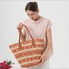 New Shoulder Straw Bag Bag Bag Large Capacity Tote Bag Women's Handwoven Bag Holiday Beach Bag
