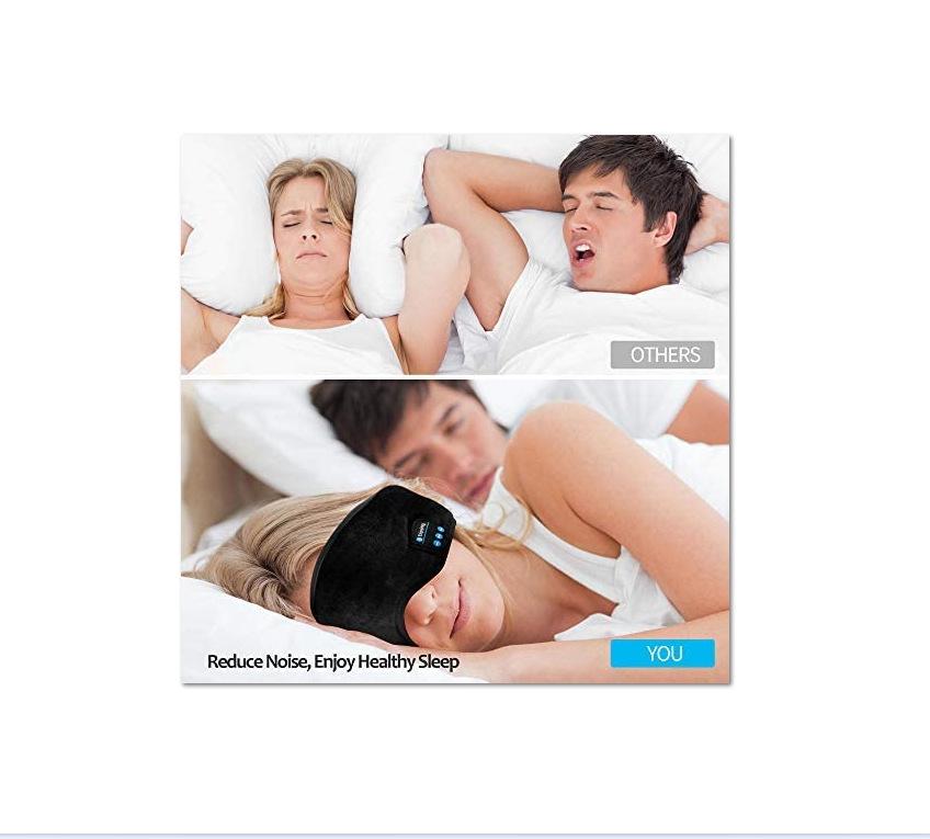 Bluetooth 5.4 Sleep Mask with Music and Call Features