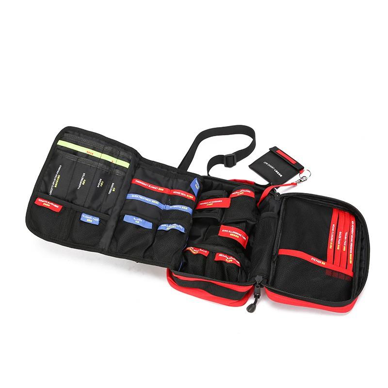 Waterproof Medical Waist Pack First Aid Bag Hiking Camping Travel Outdoor Emergency Kit