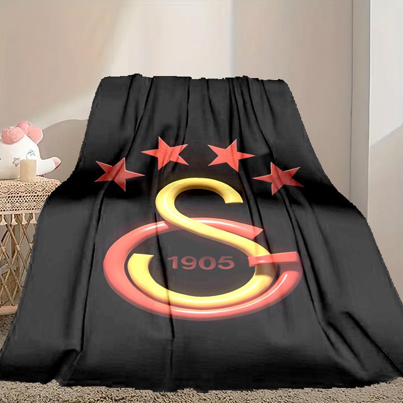 [Galatasaray SK Blanket] Soft Throw Blanket for Bed Sofa, Holiday Gift Blanket for Women Men Family Friend