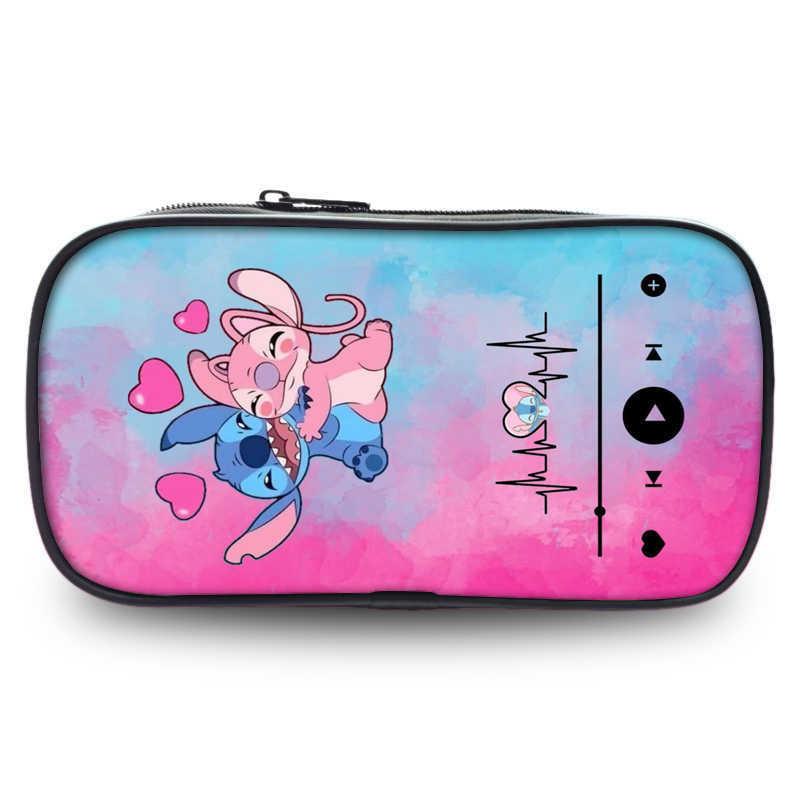 Adorable Stitch Student Single Layer Pencil Case Cute Cartoon Stationery Storage Bag