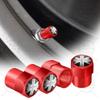 Exterior 4Pcs United Kingdom National Flag Badge Car Wheel Tyre Tires Valve Stem Caps Dust-proof Cover For Universal Automobiles