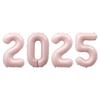 Digital Balloon 2025 Aluminum Film Set New Year'S Decoration Arrangement 16 Inches 32 Inches 40 Inches Digital Combination Independent Packaging