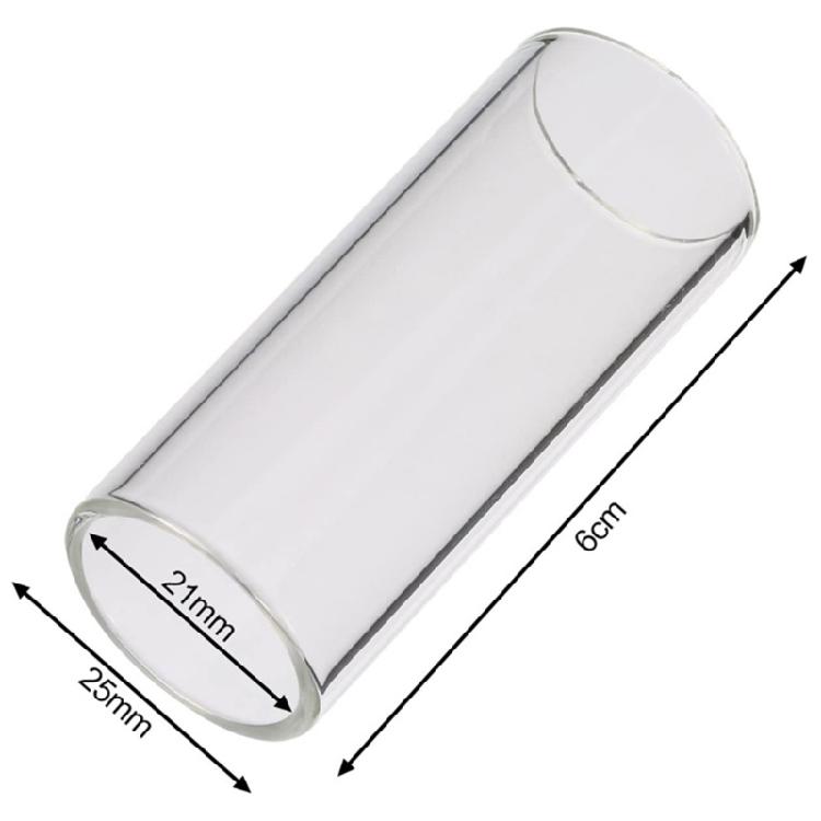 Guitar Slide, Stainless Steel Guitar Bass Slide Cylinder Tube Guitar Tone Bar