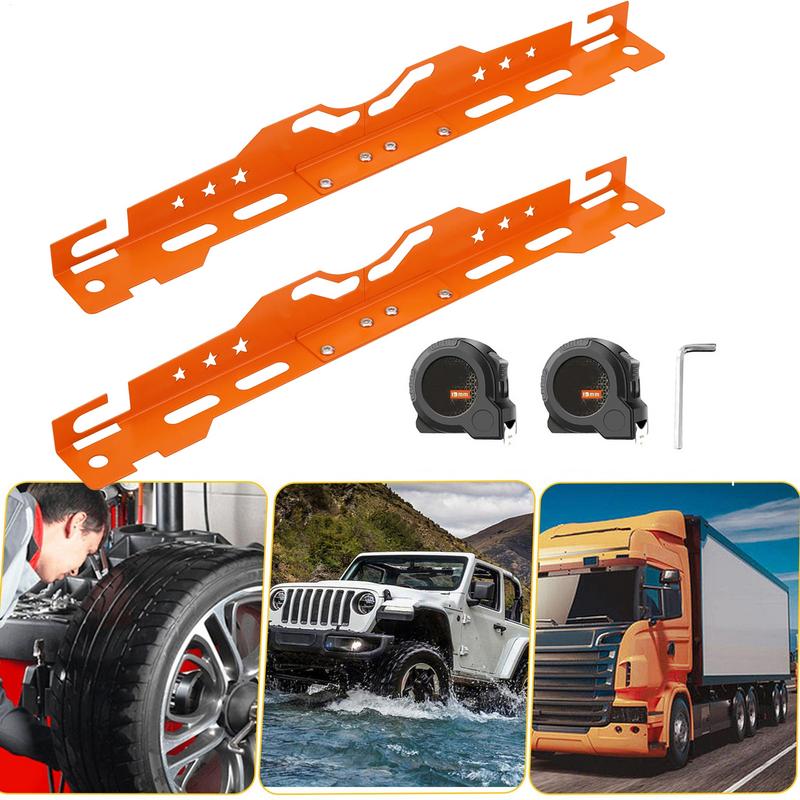 Ausrichtungswerkzeuge Automobil Anti-Rutsch Ausrichtungswerkzeuge Automobil Präzise Legierter Stahl Schwerlastplatten für Auto Autos Fahrzeug