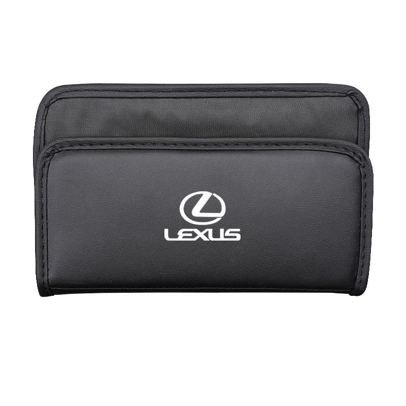 AAPJ1 2026 Hot Interior Stickers Stowing Tidying Car Leather Multi-use Storage Bag For Lexus IS250 IS200 CT200h GS300 LS430 RX450h LX5