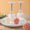 Mooncake Mold Plastic Hand-Pressure Cookie Stamps Flower Cherry Lion Pattern Plungers Pastry Decoration Tool Mid-Autumn Festival