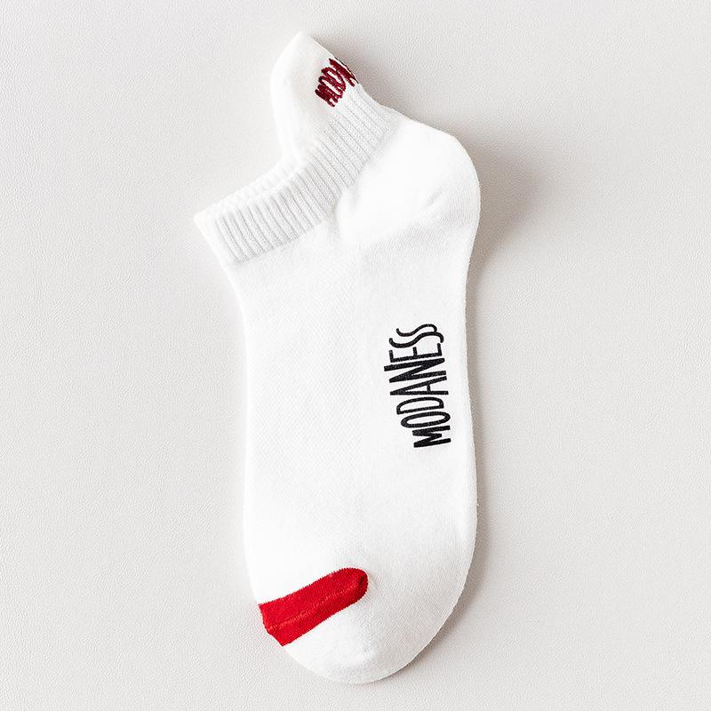 1 Pair Women Ankle Socks Breathable Low Short Socks Casual Sport Anti-wear Fashion Four Seasons Street Non-slip Socks