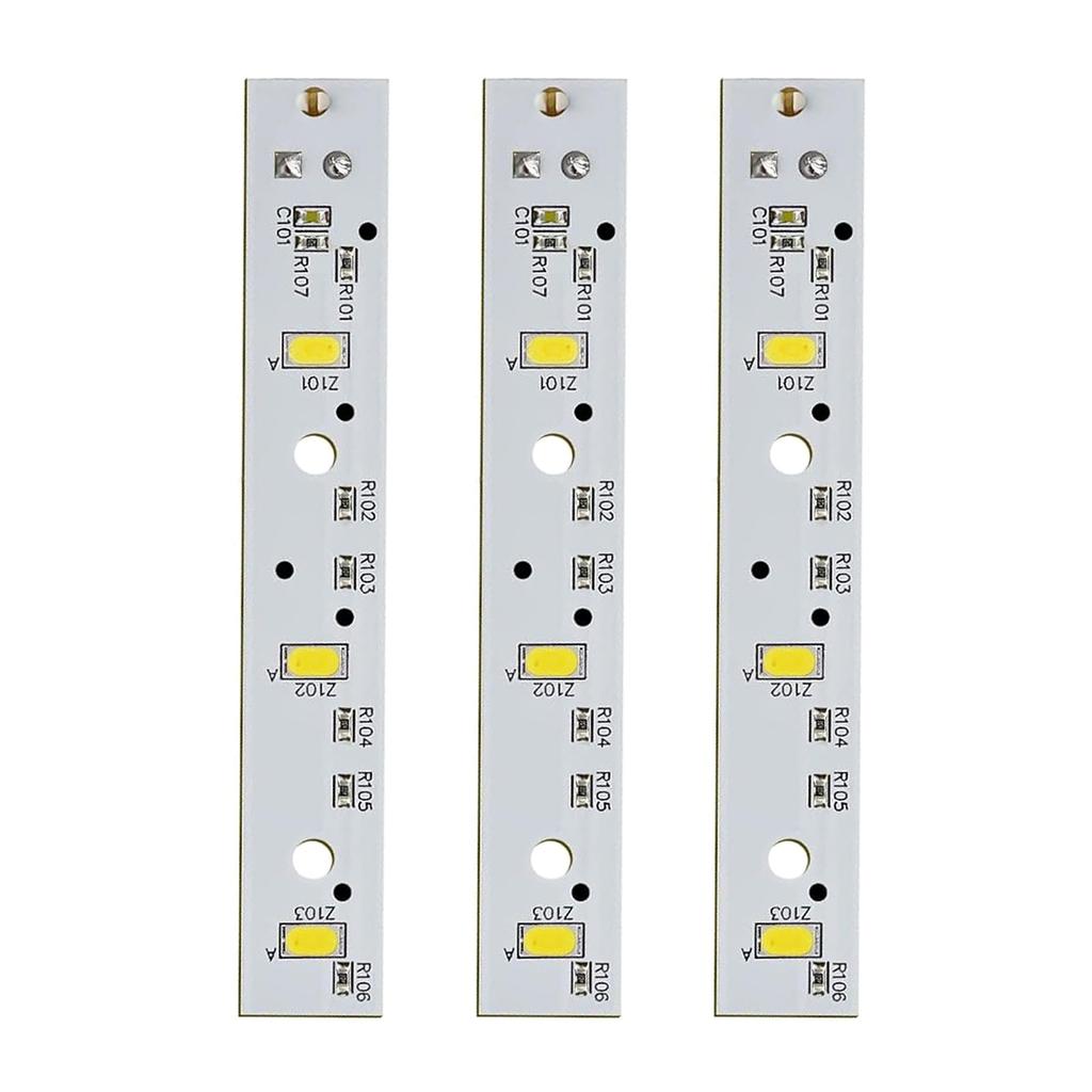 Pack of 3 WR55X26671 LED Light Plastic for Refrigerators LED Light Replace PS11767930 AP6035586 4468532 EAP11767930