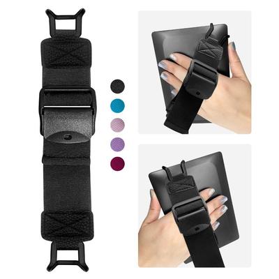 PU Leather Secure Hand Strap High Elastic Fixed Belt for 6-12" Kindle Tablets Universal
