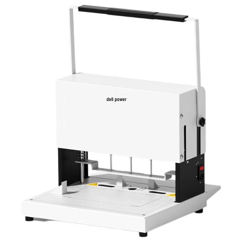 Deli GB931 Automatic Electric 3-Hole Document Binding Machine CN plug (adapter included)