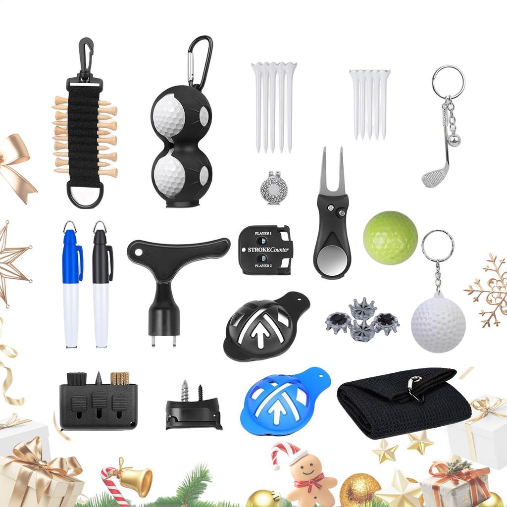 Golf Advent Calendar 2025, 24 Day Golf Ball Advent Calendar with Novelty Gifts, Sports Advents Calendar for Golfs Enthusiasts