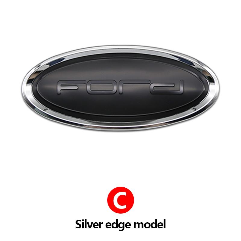 Auto Replacement Parts 9.5cm 11.5cm 13cm ABS Front Hood Rear Trunk Emblem Badge For Ford Focus Mondeo Ranger Fiesta Escape Kuga