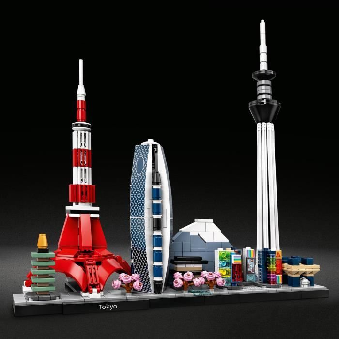 Lego® architecture - tokyo - skyline (21051) - 547 pièces - pour adultes