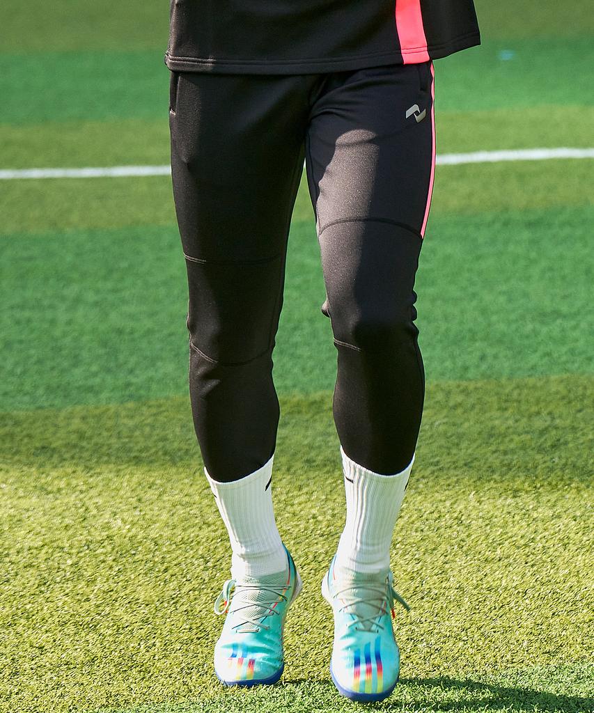 NINETY PLUS Regent Fleece Pants - Black/Pink