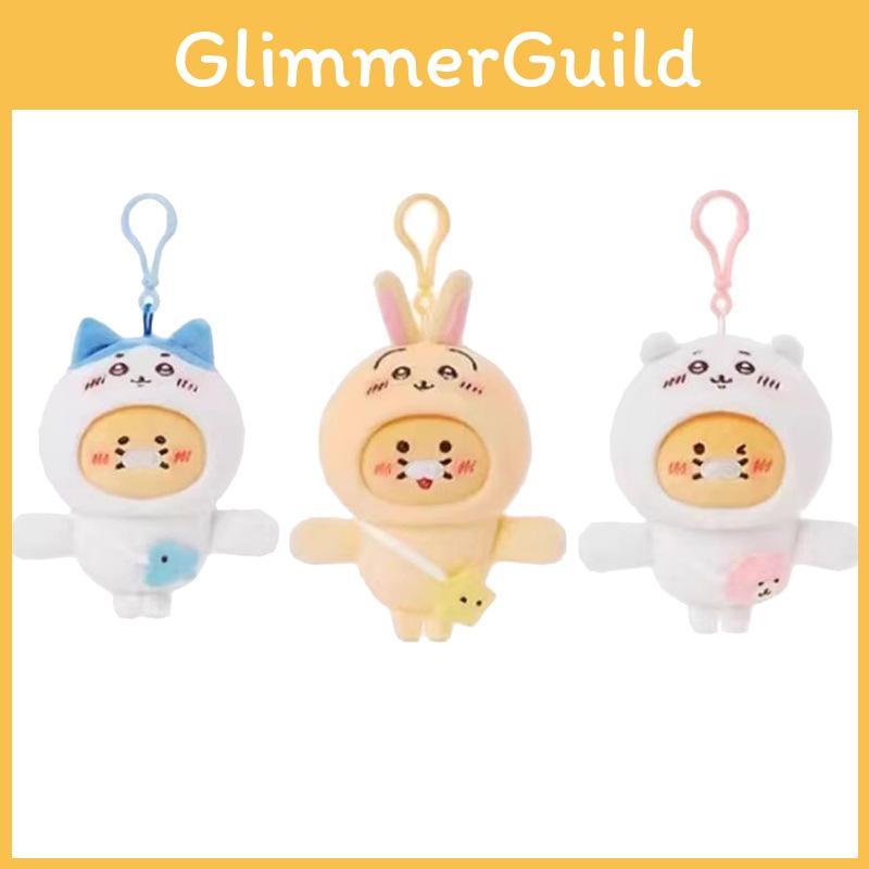 Chiikawa Adorable Hachiware Character Plush Keyring With Magnet For Bag School