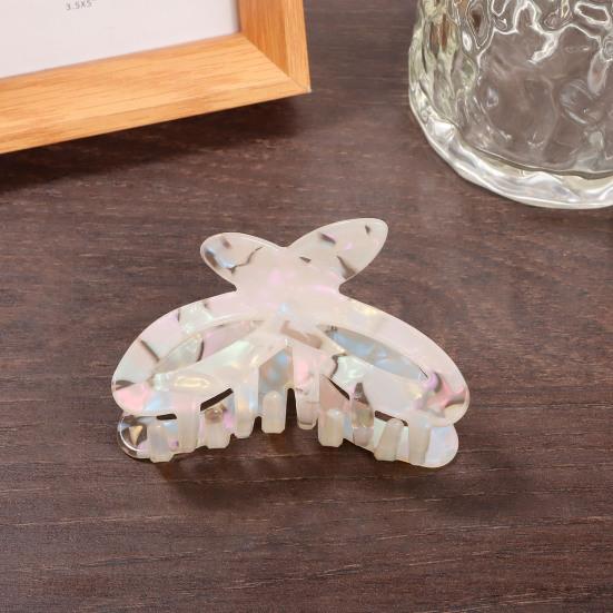 Hair Claw Hollow Butterfly Design Anti-slip Teeth Back Head Hair Clip Multiple Colors Available Versatile Hair Accessory