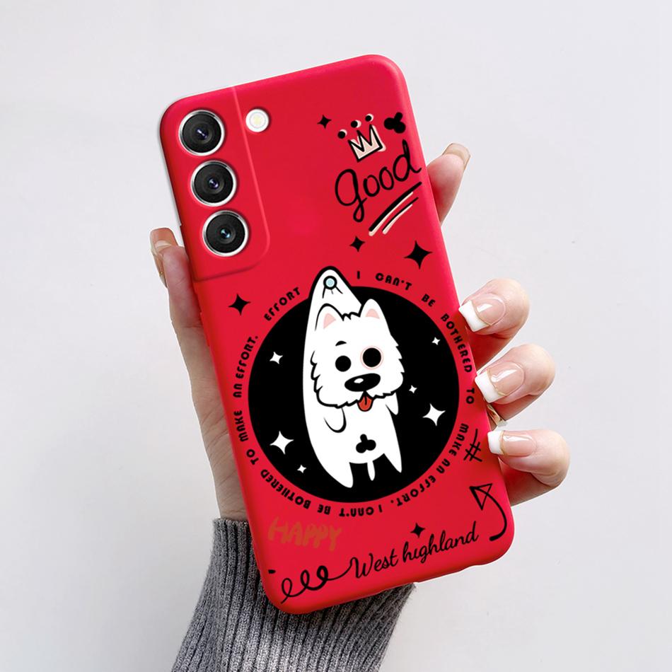 Case For Samsung Galaxy S22 Bags S 22 Plus Ultra Cover Protective Silicone Funda Astronaut Phone Case Coque For Samsung S22 Capa