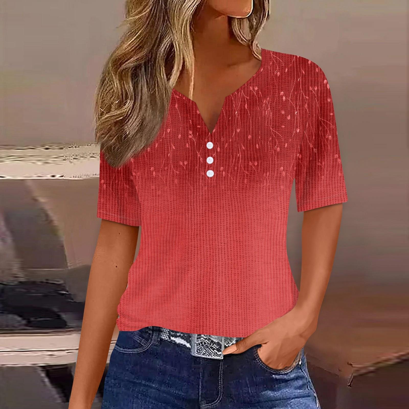 

Футболки для женщин, плиссированные, с квадратным вырезом, нарядные, повседневные, блузки с принтом, с коротким рукавом, летние топы свободного кроя XL винный