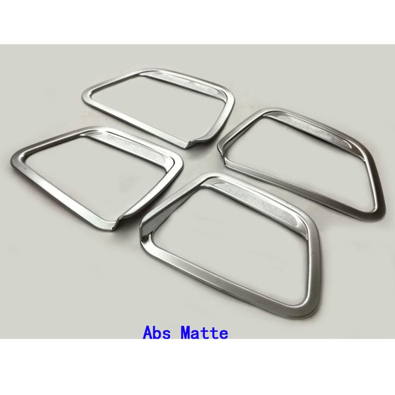 For Nissan Murano 2015 2016 2017 2018  Car Styling Stick Cover ide Door Audio Speak Sound Ring Lamp Trim Frame Panel Part