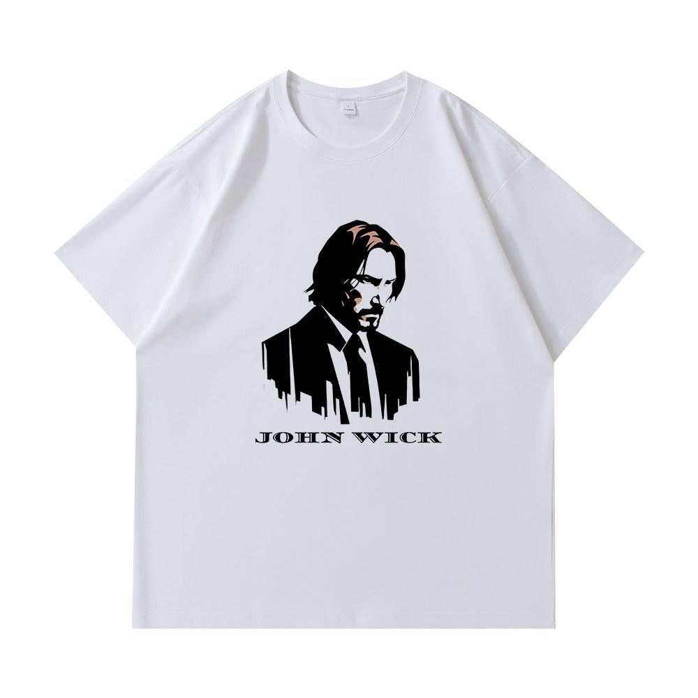 Fastpaced Pursuit 4 John Wick Keanu Reeves Pure Cotton T Shirt Unisexs Clothing and Womens Clothing 2026 Summer New TShirt