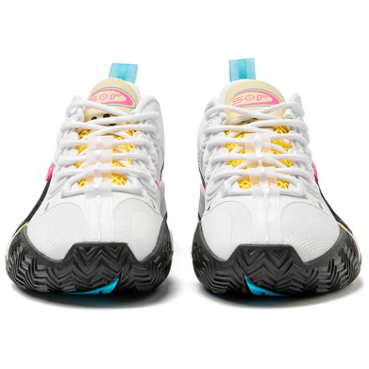 Li-Ning Wade Son of Flash Bright Yellow Unisex Sneakers White Blue Bright-Pink ABPT019-10