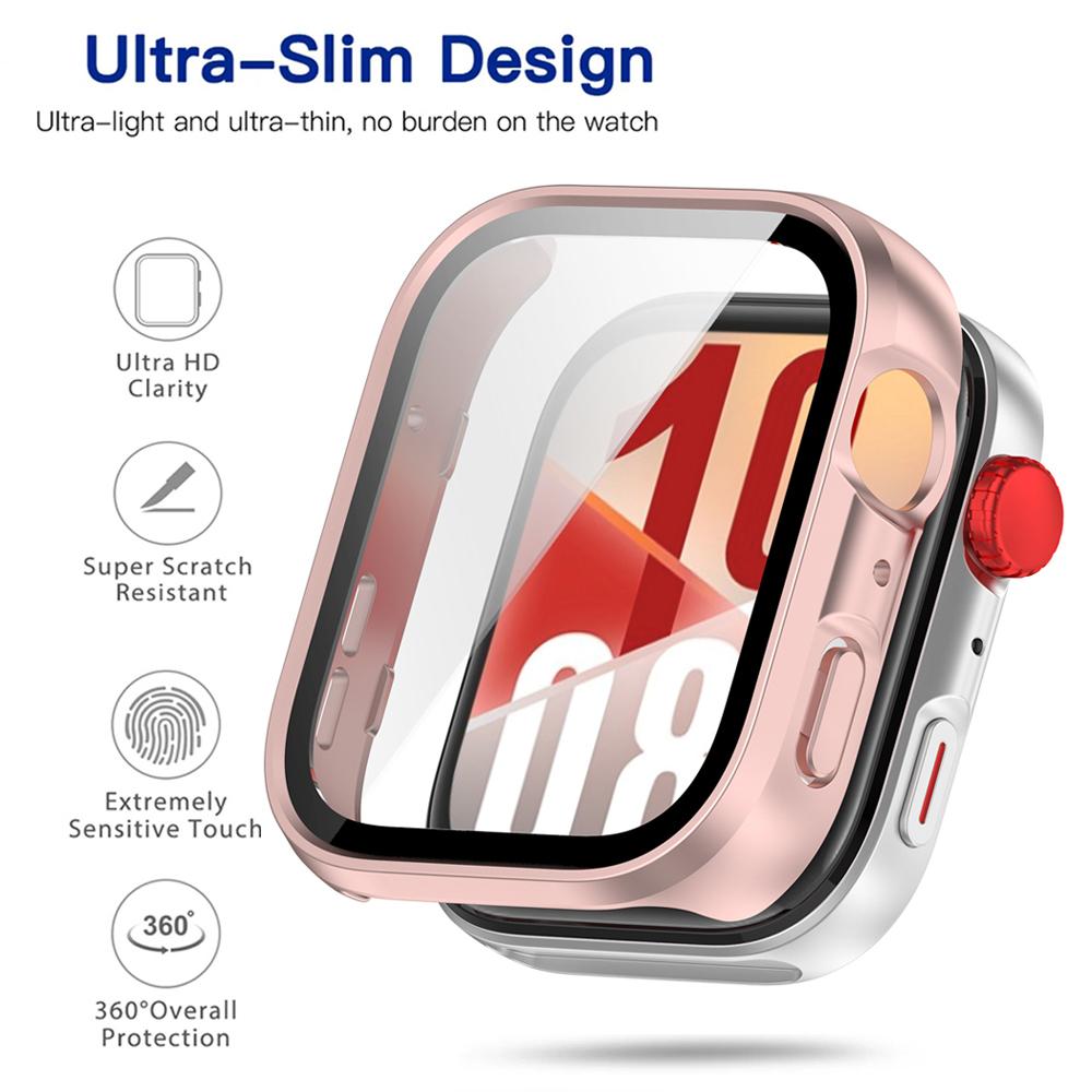 Tempered Glass+PC Case For Huawei Watch Fit 4/4 Pro Cover All-Around Screen Protector Watch Cases For Huawei Fit 4 Accessories
