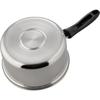 Wahei Freiz SR-8911, Made in Japan, 16cm Stainless Steel Triple-Layer Saucepan with Lid, SG Mark, Induction and Gas Compatible, Styler Luce