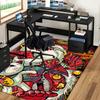 1pc Anime Cat and Demon Chair Mat - Mang God Office Rug with Cartoon Design, Suitable for Home Decor, Gaming Room, Seasonal Gift.U070