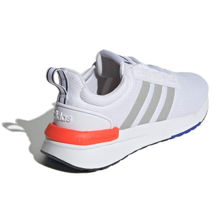 Adidas Racer TR21 Weiß Solar Rot Herren Sneakers Cloud-Weiß Grau-Zwei GZ8191