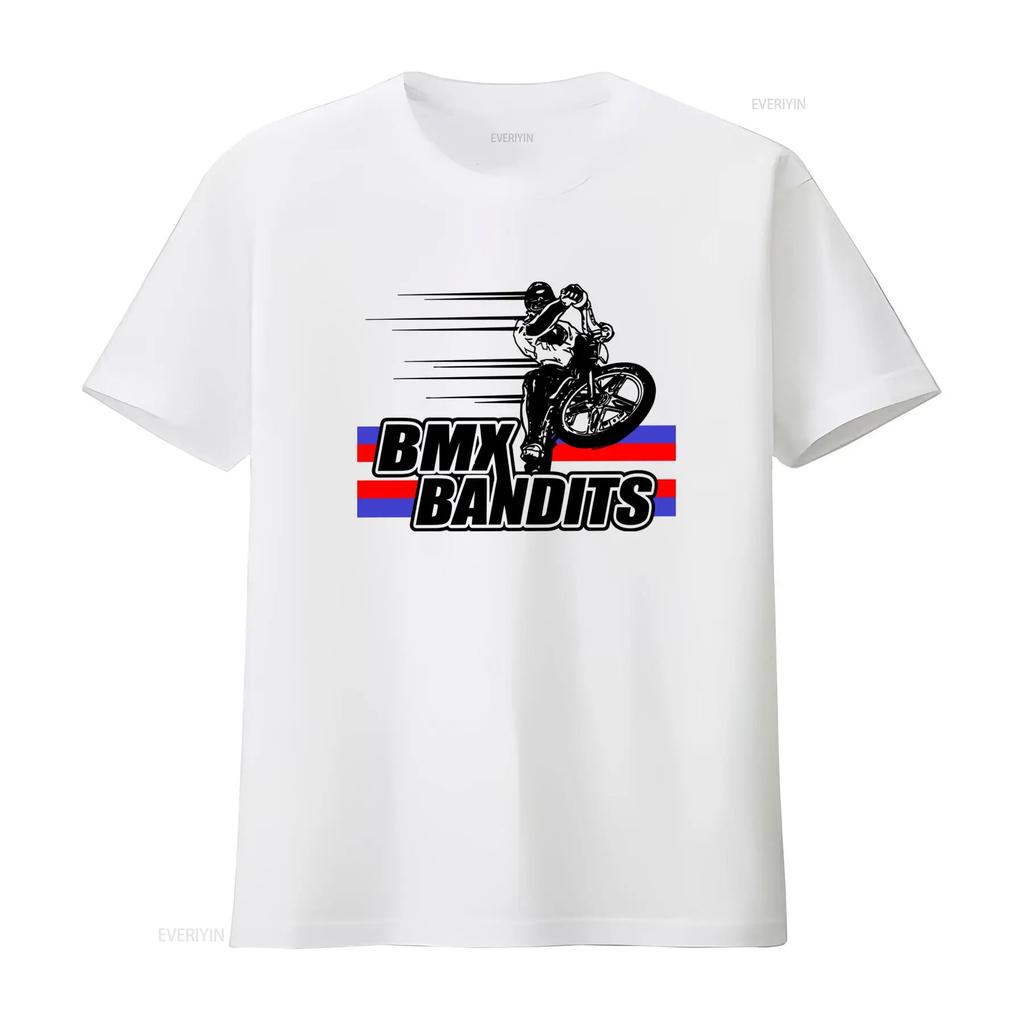 BMX Bandits Retro Film T-Shirt Weiß Hochwertiger Druck Perfekt für Fans vintage Gewaschen Herren Freizeit Designer Kleidung