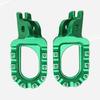 Enhanced Grip Offroads Dirt Bike Foot Pegs Pedals, Aluminum Alloy Suitable for Reliable Performances in Rough Terrain 2x