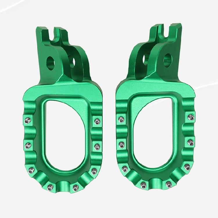 Enhanced Grip Offroads Dirt Bike Foot Pegs Pedals, Aluminum Alloy Suitable for Reliable Performances in Rough Terrain 2x