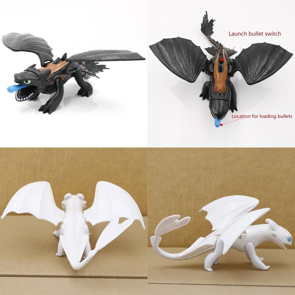 Collectible Dragon Trainer Night Fury And Light Fury Toys