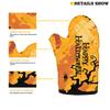 Halloween Baking Insulation Gloves Oven Microwave Oven Gloves Mat Set
